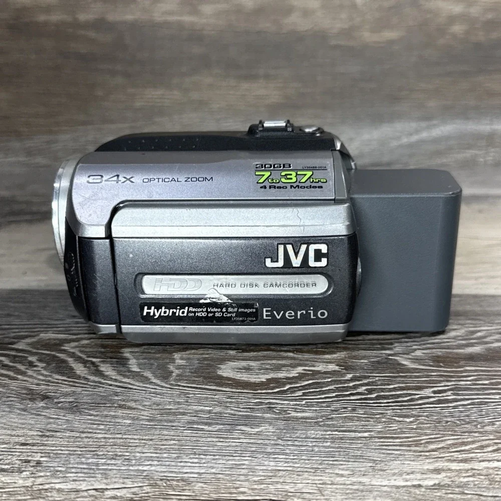 JVC Everio GZ-MG21U Hard Disk Drive 20GB Camcorder UNTESTED NO Charger FORPARTS